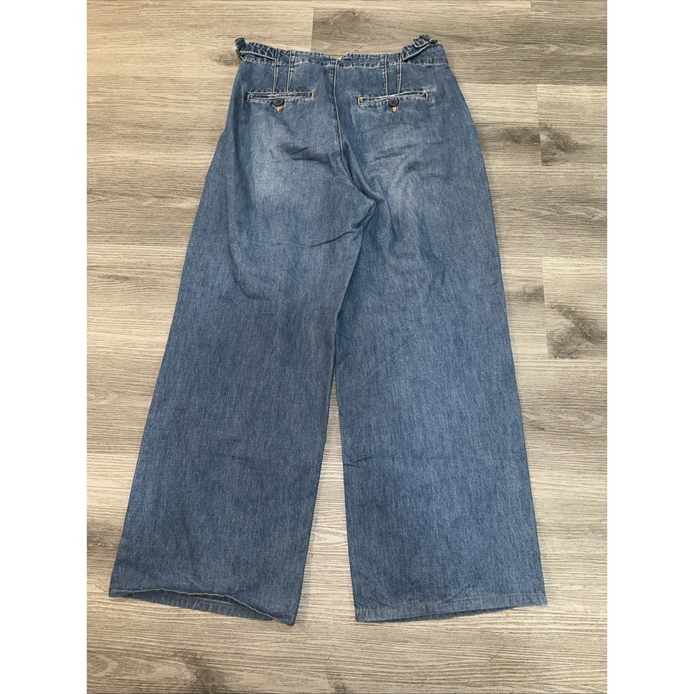 Pilcro Wide Leg Jeans Light Wash‎ High Rise Denim Size 27 - Picture 5 of 9